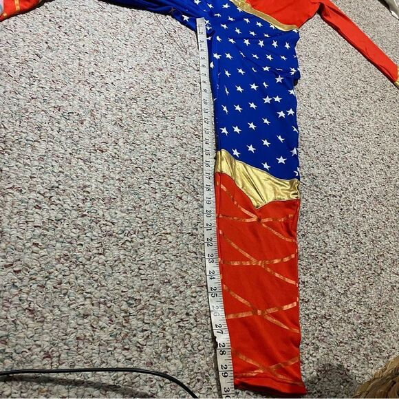 Tipsy Elves Red and Blue Star Jumpsuit - Picture 3 of 7